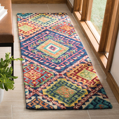 Tapis en laine Aspen Marisca Boho Tribal fait main SAFAVIEH