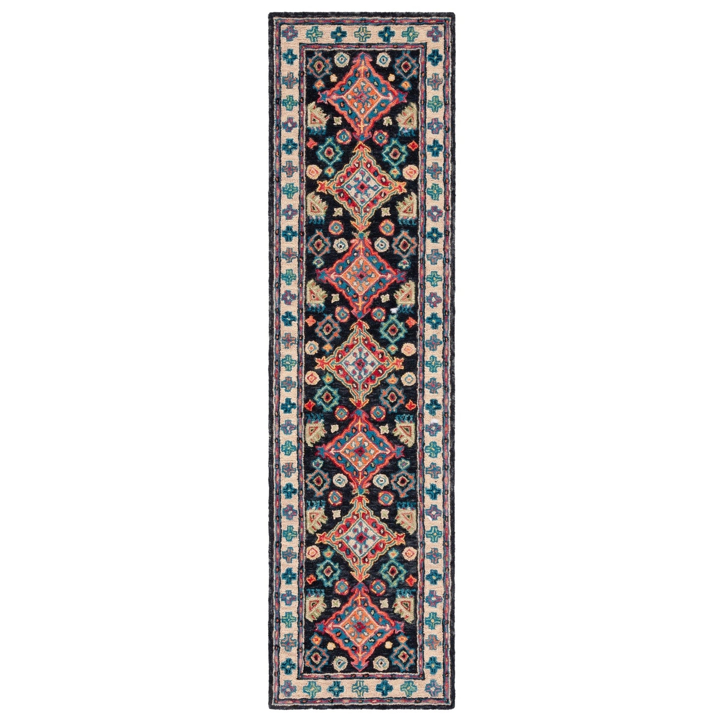 SAFAVIEH Tapis en laine bohème Aspen Sigur镁ora fait à la main