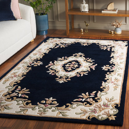 Tapis traditionnel en laine SAFAVIEH fait main, style Aubusson Hale.