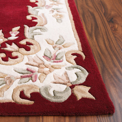 Tapis traditionnel en laine SAFAVIEH fait main, style Aubusson Hale.