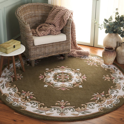Tapis traditionnel en laine SAFAVIEH fait main, style Aubusson Hale.