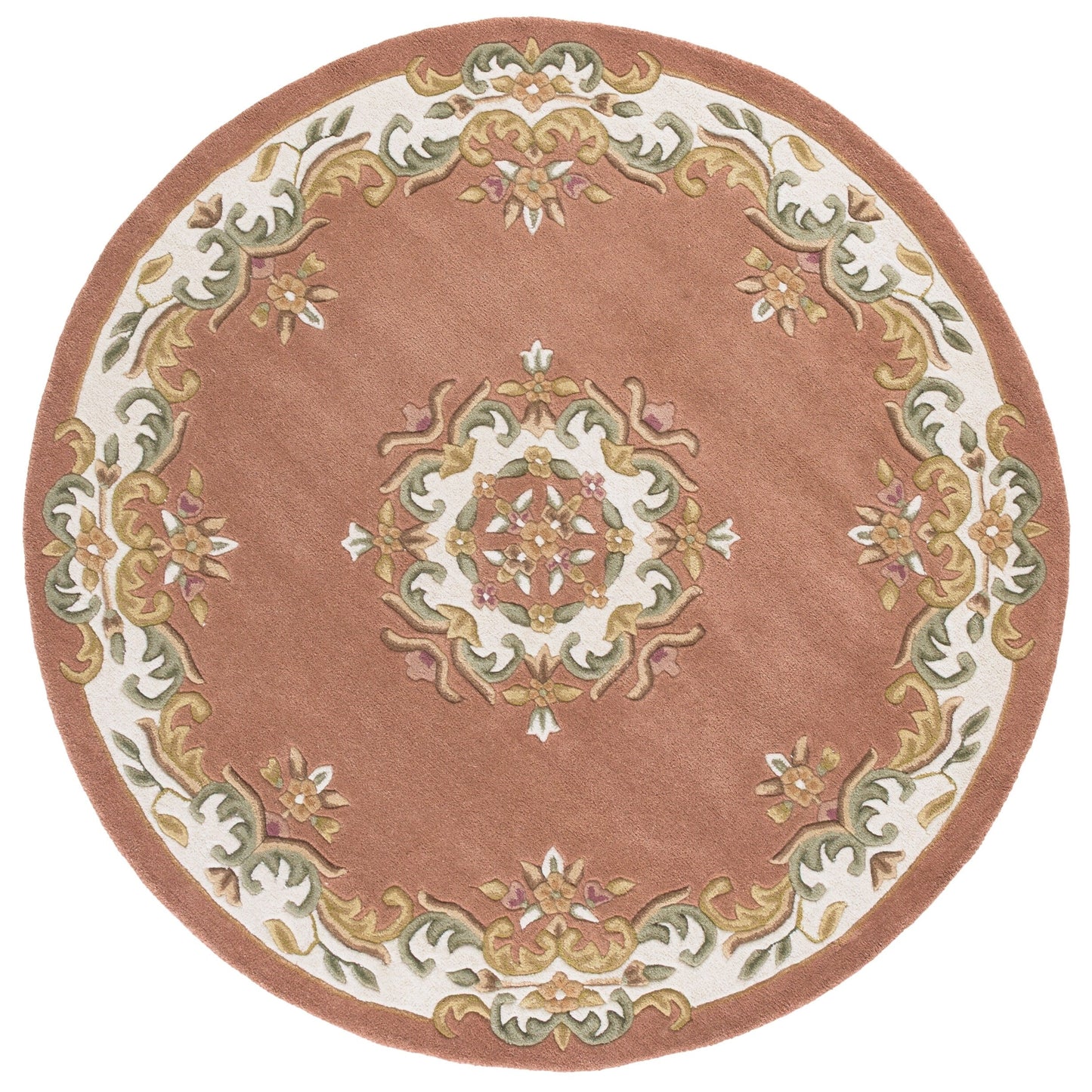 Tapis traditionnel en laine SAFAVIEH fait main, style Aubusson Hale.