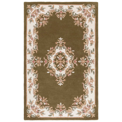 Tapis traditionnel en laine SAFAVIEH fait main, style Aubusson Hale.