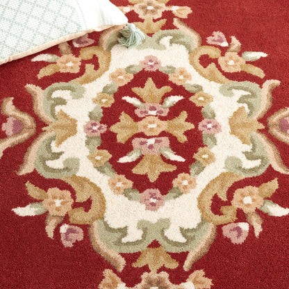 Tapis traditionnel en laine SAFAVIEH fait main, style Aubusson Hale.