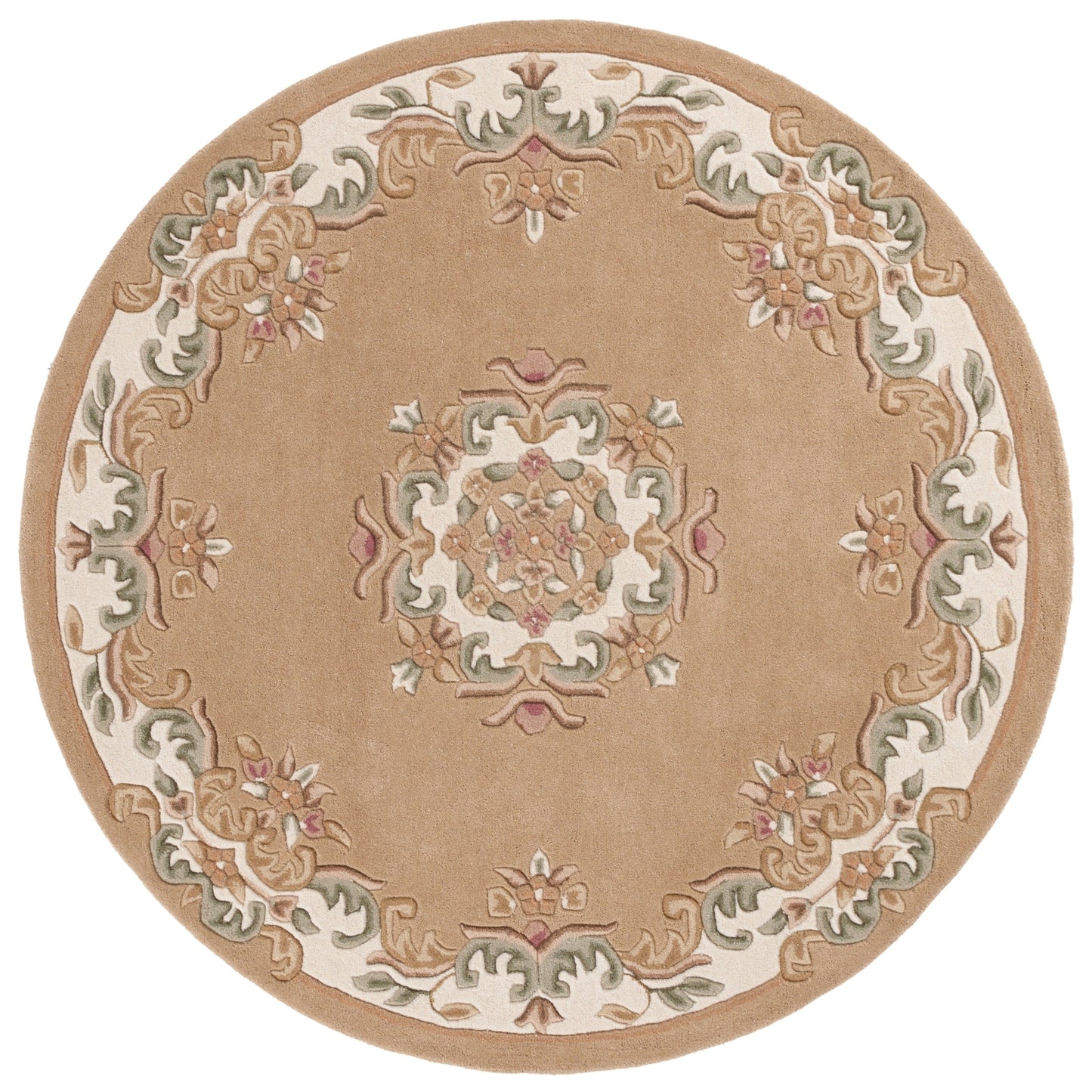 Tapis traditionnel en laine SAFAVIEH fait main, style Aubusson Hale.