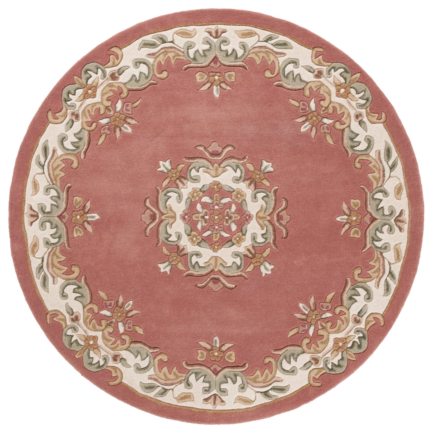 Tapis traditionnel en laine SAFAVIEH fait main, style Aubusson Hale.