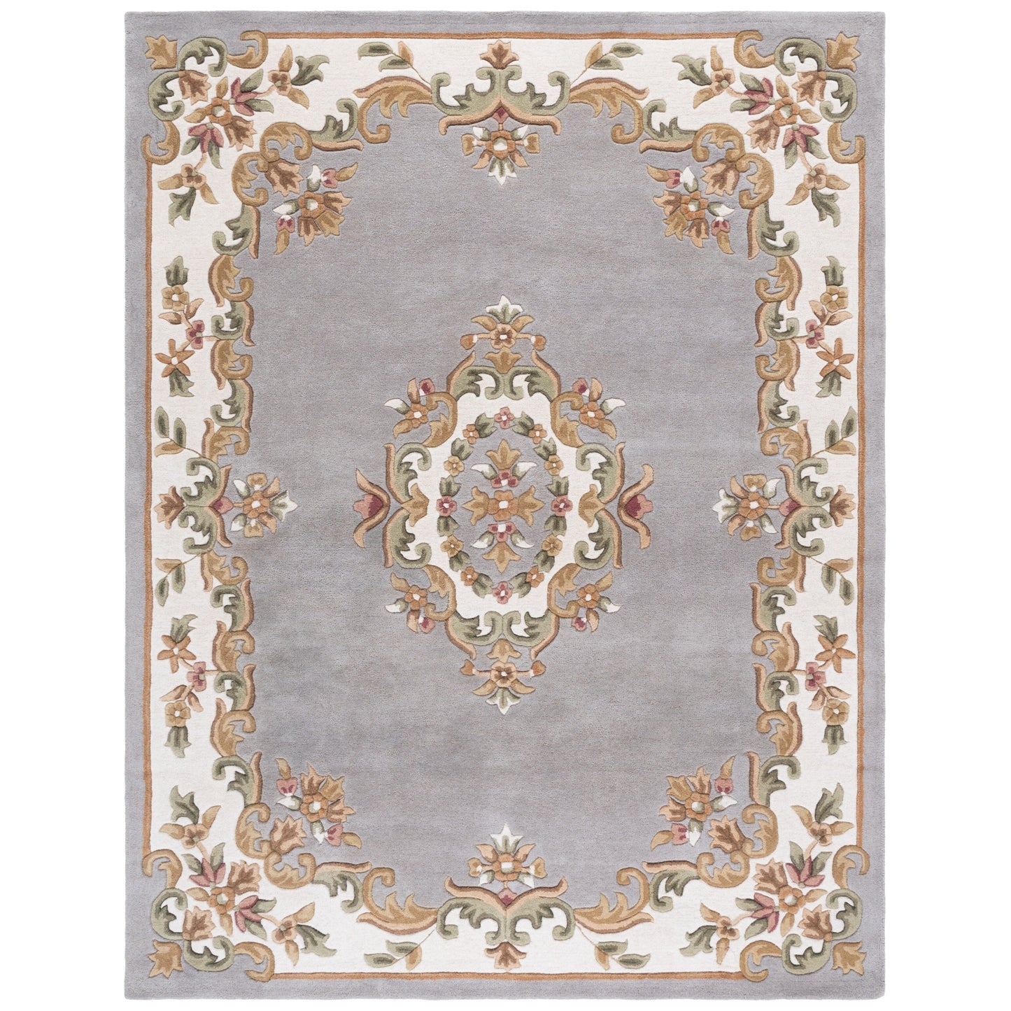 Tapis traditionnel en laine SAFAVIEH fait main, style Aubusson Hale.