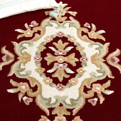 Tapis traditionnel en laine SAFAVIEH fait main, style Aubusson Hale.