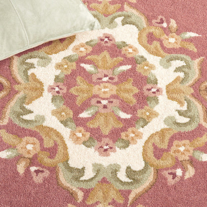 Tapis traditionnel en laine SAFAVIEH fait main, style Aubusson Hale.