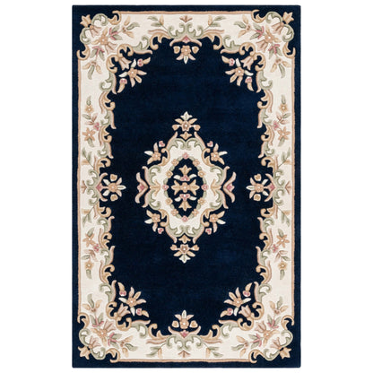 Tapis traditionnel en laine SAFAVIEH fait main, style Aubusson Hale.