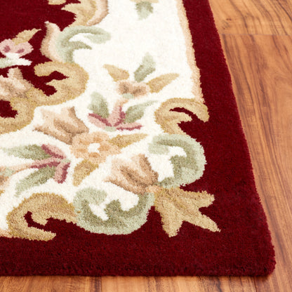 Tapis traditionnel en laine SAFAVIEH fait main, style Aubusson Hale.