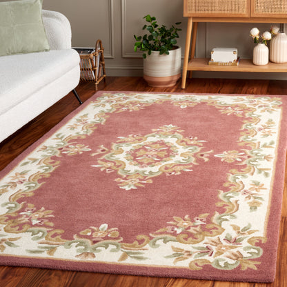 Tapis traditionnel en laine SAFAVIEH fait main, style Aubusson Hale.