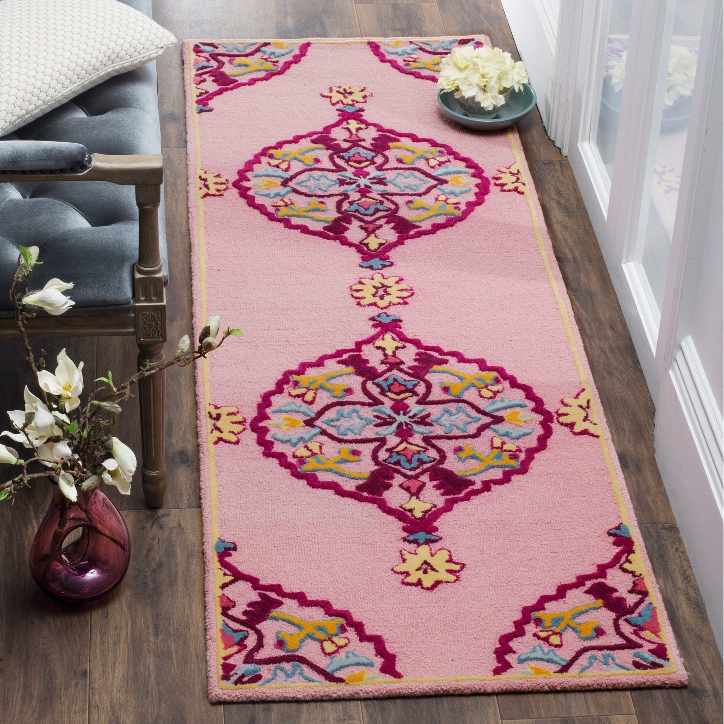 Tapis en laine SAFAVIEH fait main Bellagio Cailin Medallion