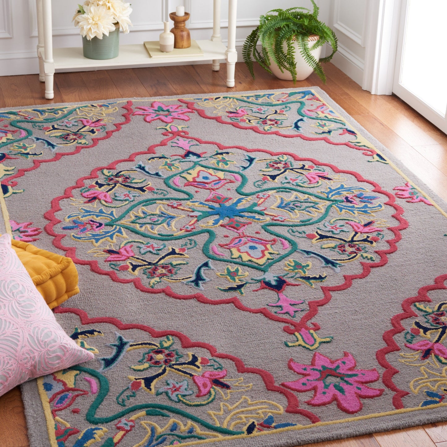 Tapis en laine SAFAVIEH fait main Bellagio Cailin Medallion