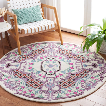 Tapis en laine SAFAVIEH fait main Bellagio Tatevik à médaillon oriental