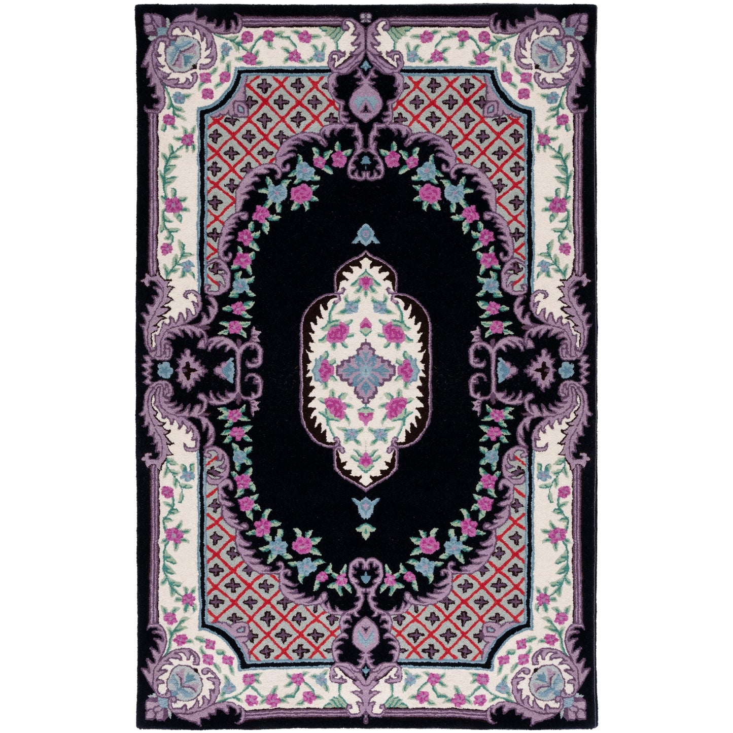 Tapis en laine SAFAVIEH fait main Bellagio Tatevik à médaillon oriental