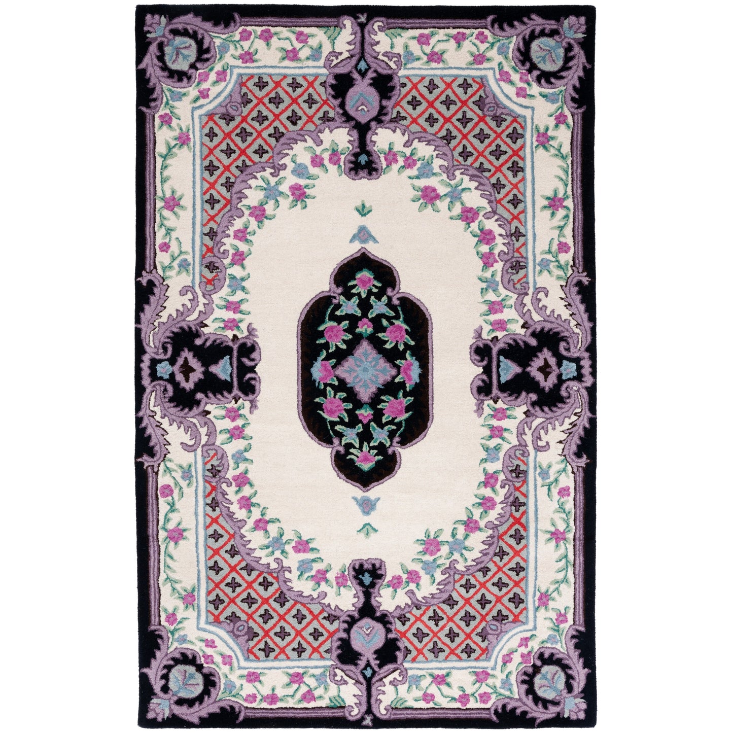 Tapis en laine SAFAVIEH fait main Bellagio Tatevik à médaillon oriental