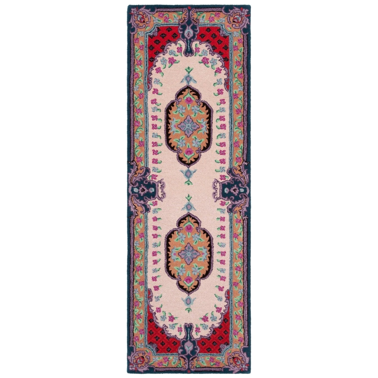 Tapis en laine SAFAVIEH fait main Bellagio Tatevik à médaillon oriental