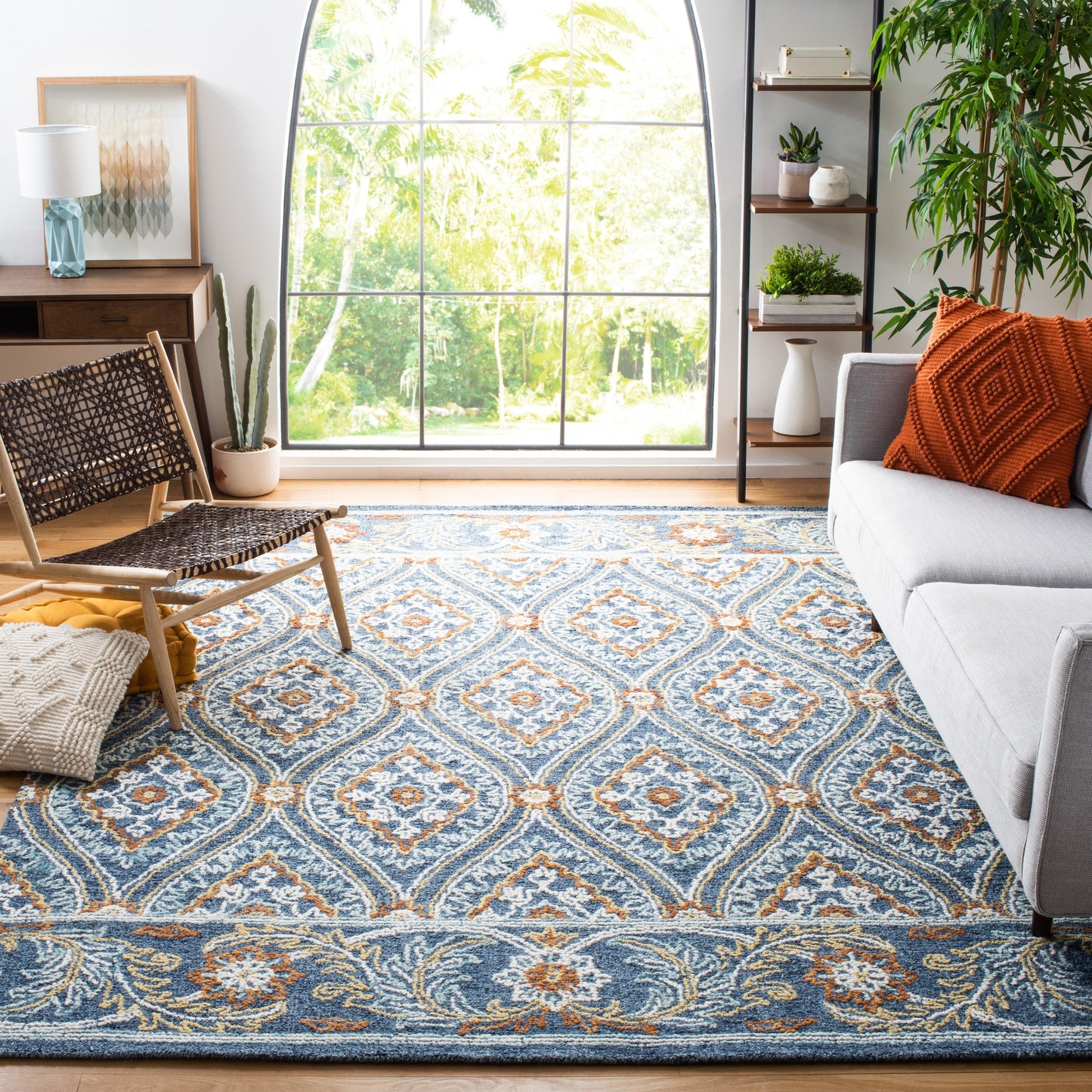 Tapis traditionnel en laine SAFAVIEH Blossom Ademara fait main
