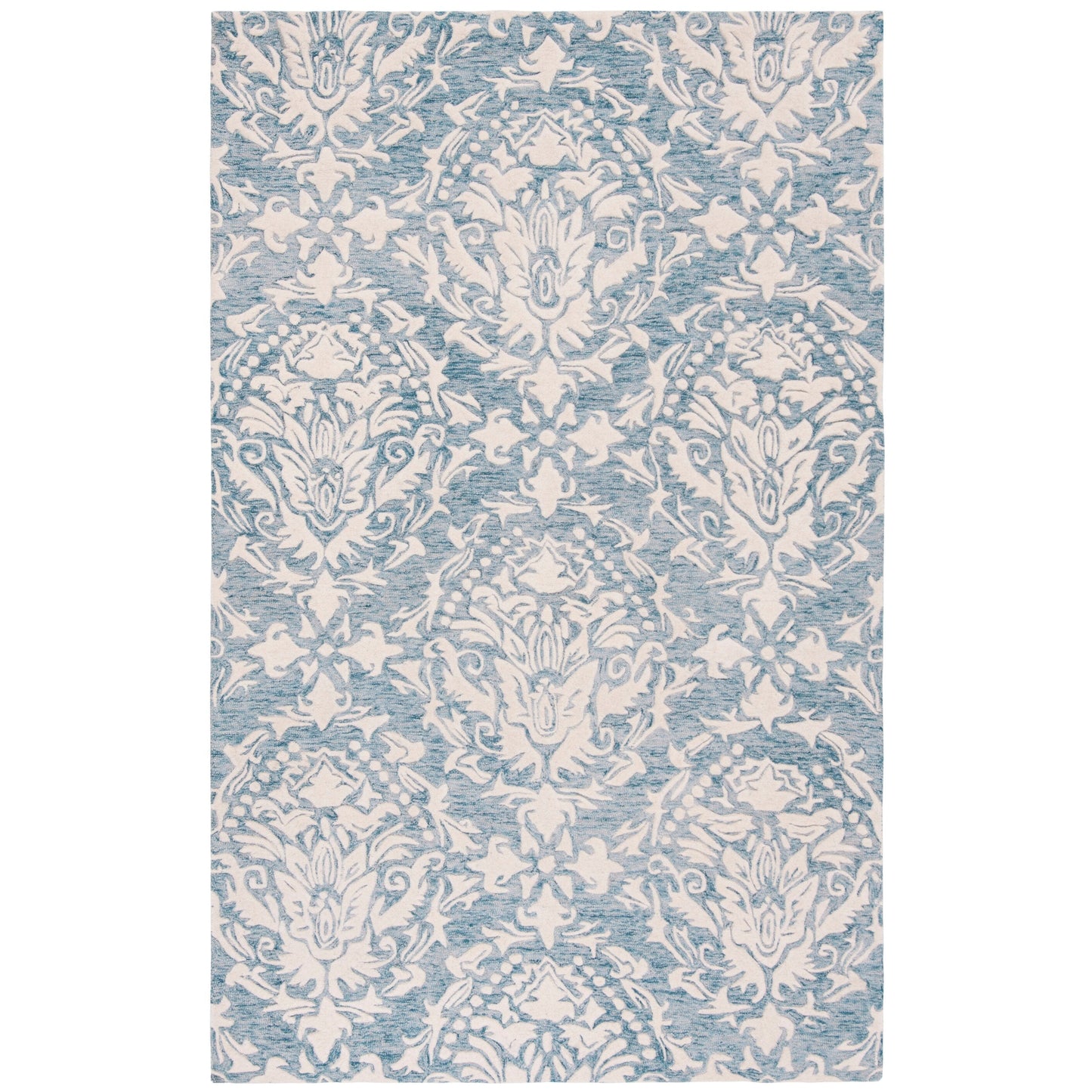 Tapis en laine moderne à motif floral Ambroisine fait main SAFAVIEH