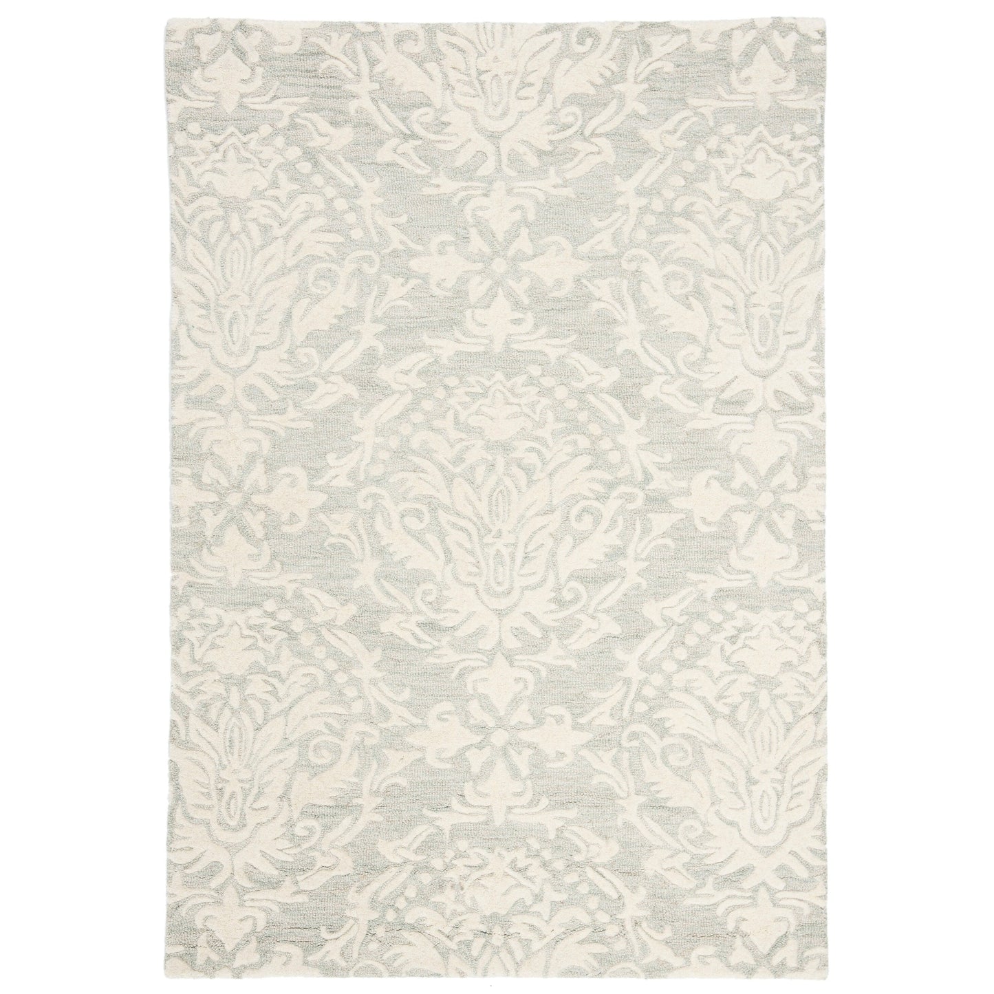 Tapis en laine moderne à motif floral Ambroisine fait main SAFAVIEH