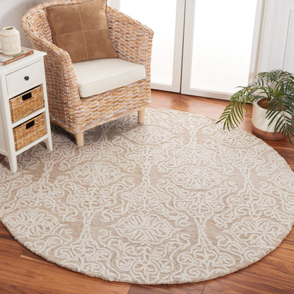 Tapis en laine moderne à motif floral SAFAVIEH fait main Blossom Cateluta