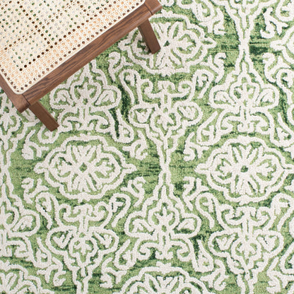Tapis en laine moderne à motif floral SAFAVIEH fait main Blossom Cateluta
