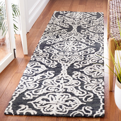 Tapis en laine moderne à motif floral SAFAVIEH fait main Blossom Cateluta