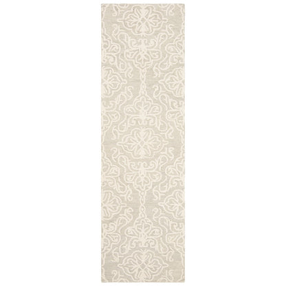 Tapis en laine moderne à motif floral SAFAVIEH fait main Blossom Cateluta
