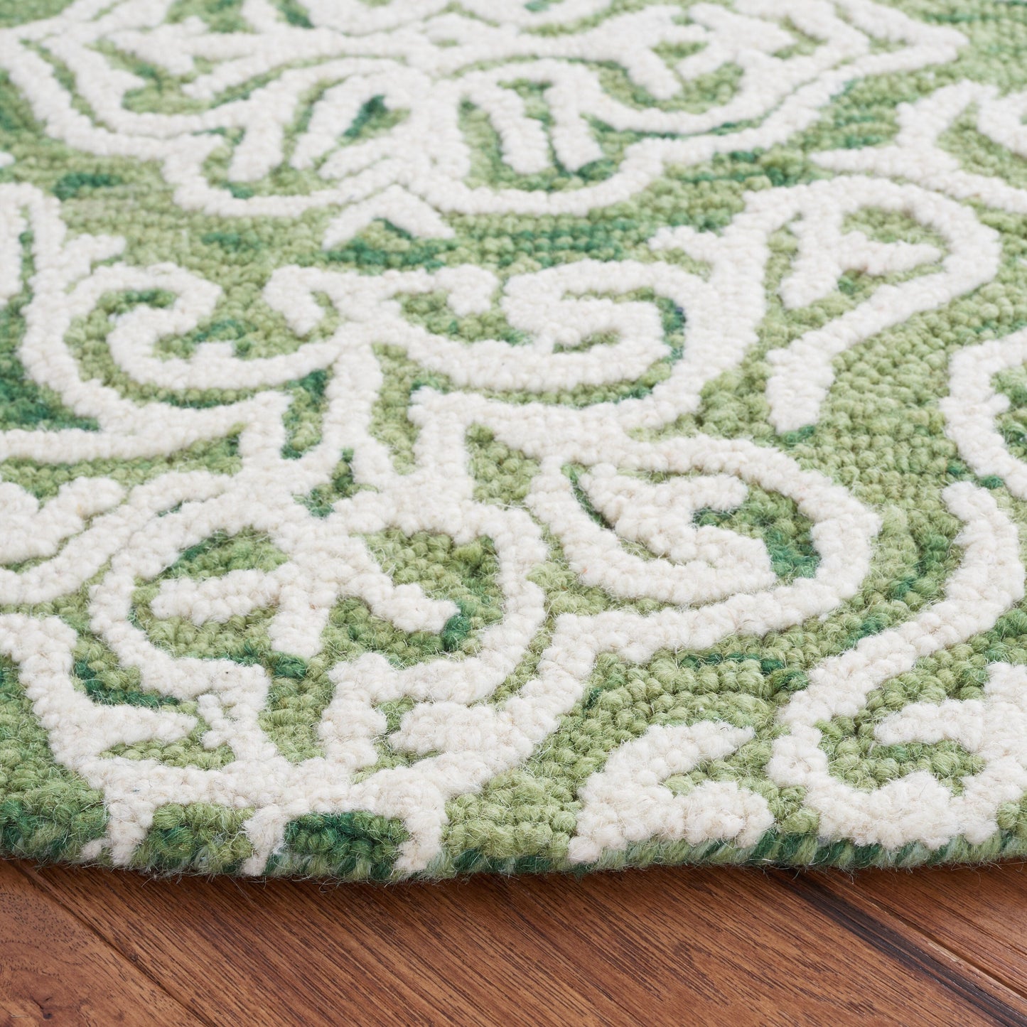 Tapis en laine moderne à motif floral SAFAVIEH fait main Blossom Cateluta