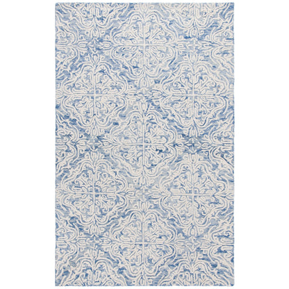Tapis en laine moderne à motif floral Gertrida fait main SAFAVIEH