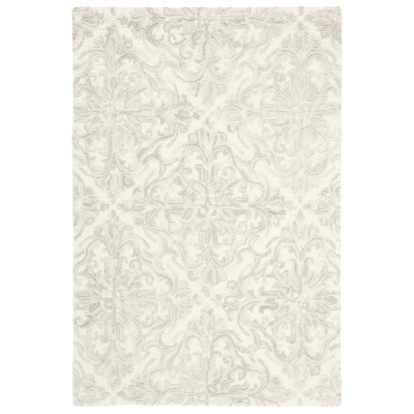 Tapis en laine moderne à motif floral Gertrida fait main SAFAVIEH