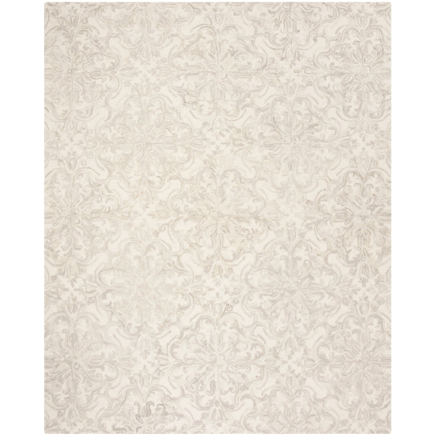 Tapis en laine moderne à motif floral Gertrida fait main SAFAVIEH