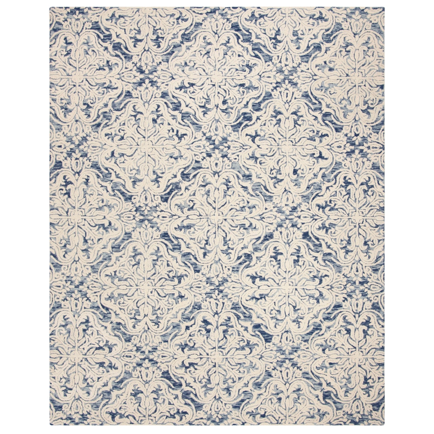 Tapis en laine moderne à motif floral Gertrida fait main SAFAVIEH