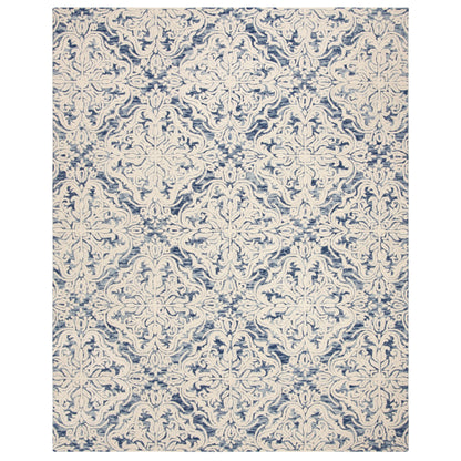 Tapis en laine moderne à motif floral Gertrida fait main SAFAVIEH