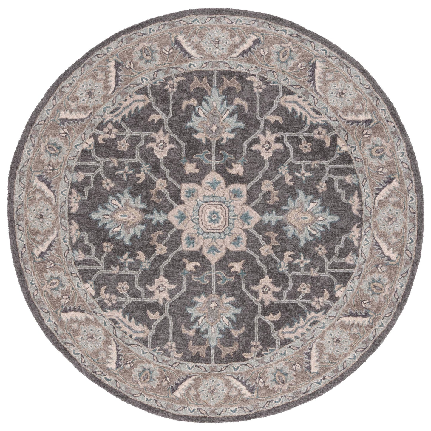 Tapis en laine moderne à motif floral SAFAVIEH fait main Blossom Gulperi