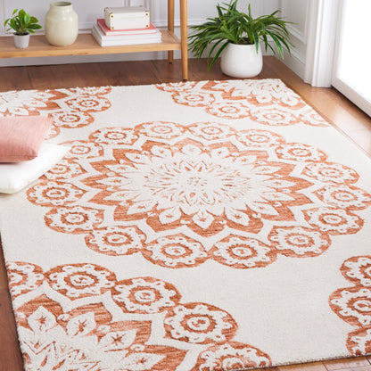 Tapis en laine SAFAVIEH Blossom Oriella fait main, motif floral moderne