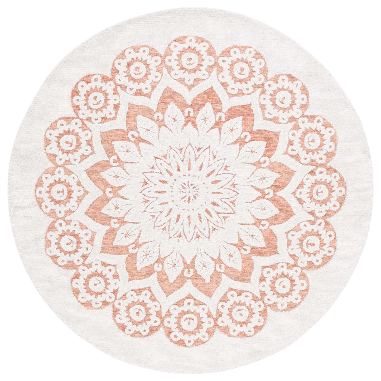 Tapis en laine SAFAVIEH Blossom Oriella fait main, motif floral moderne