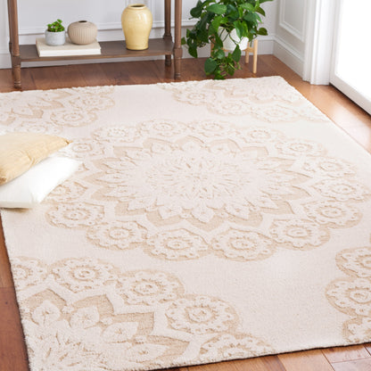 Tapis en laine SAFAVIEH Blossom Oriella fait main, motif floral moderne