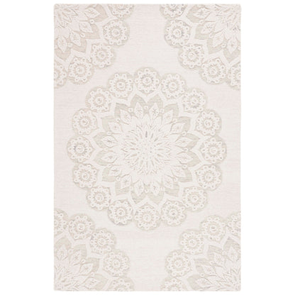 Tapis en laine SAFAVIEH Blossom Oriella fait main, motif floral moderne