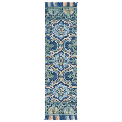 Tapis en laine à motif floral Porzia fait main SAFAVIEH