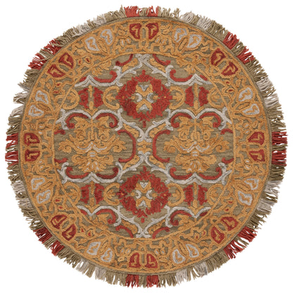 Tapis en laine à motif floral Porzia fait main SAFAVIEH