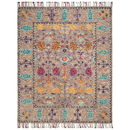 Tapis en laine moderne à motif floral Takuko fait main SAFAVIEH