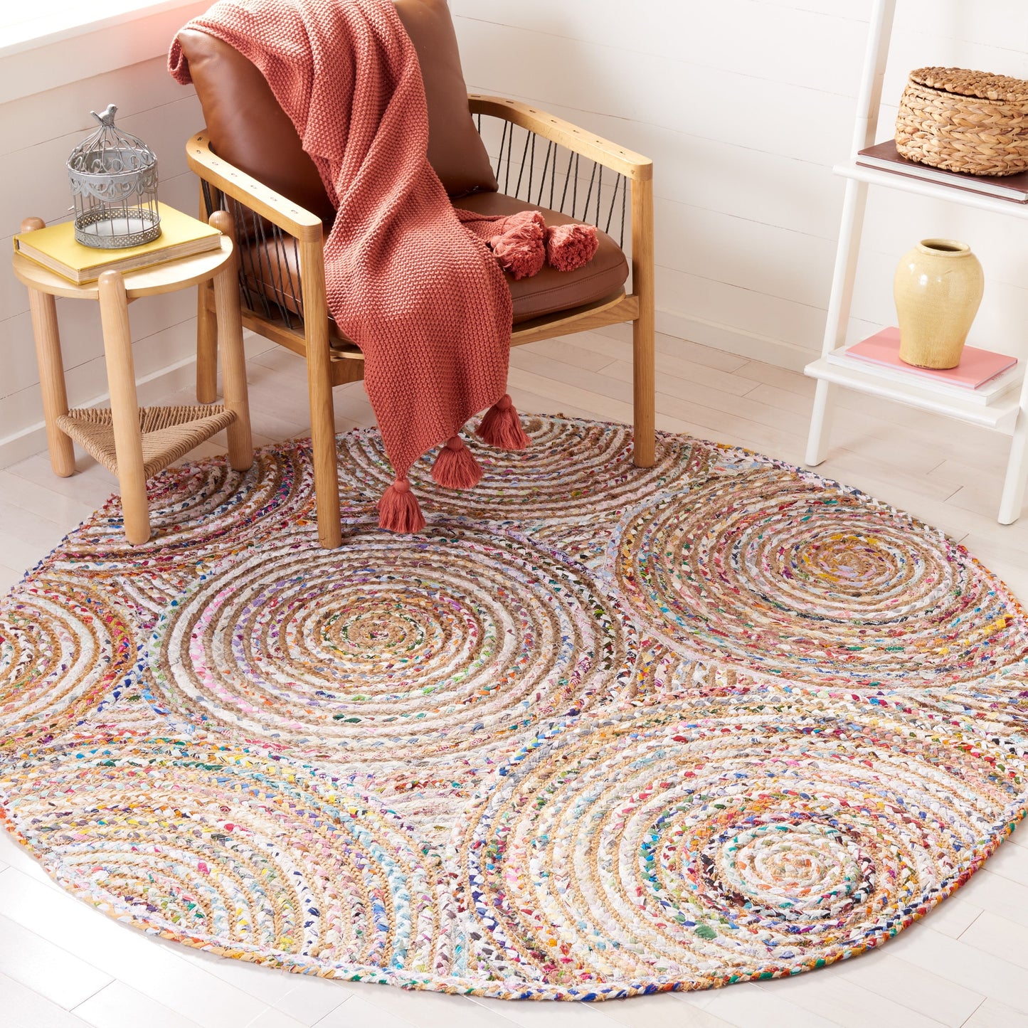 Tapis en jute côtier Eulogia de Cape Cod, fait main par SAFAVIEH