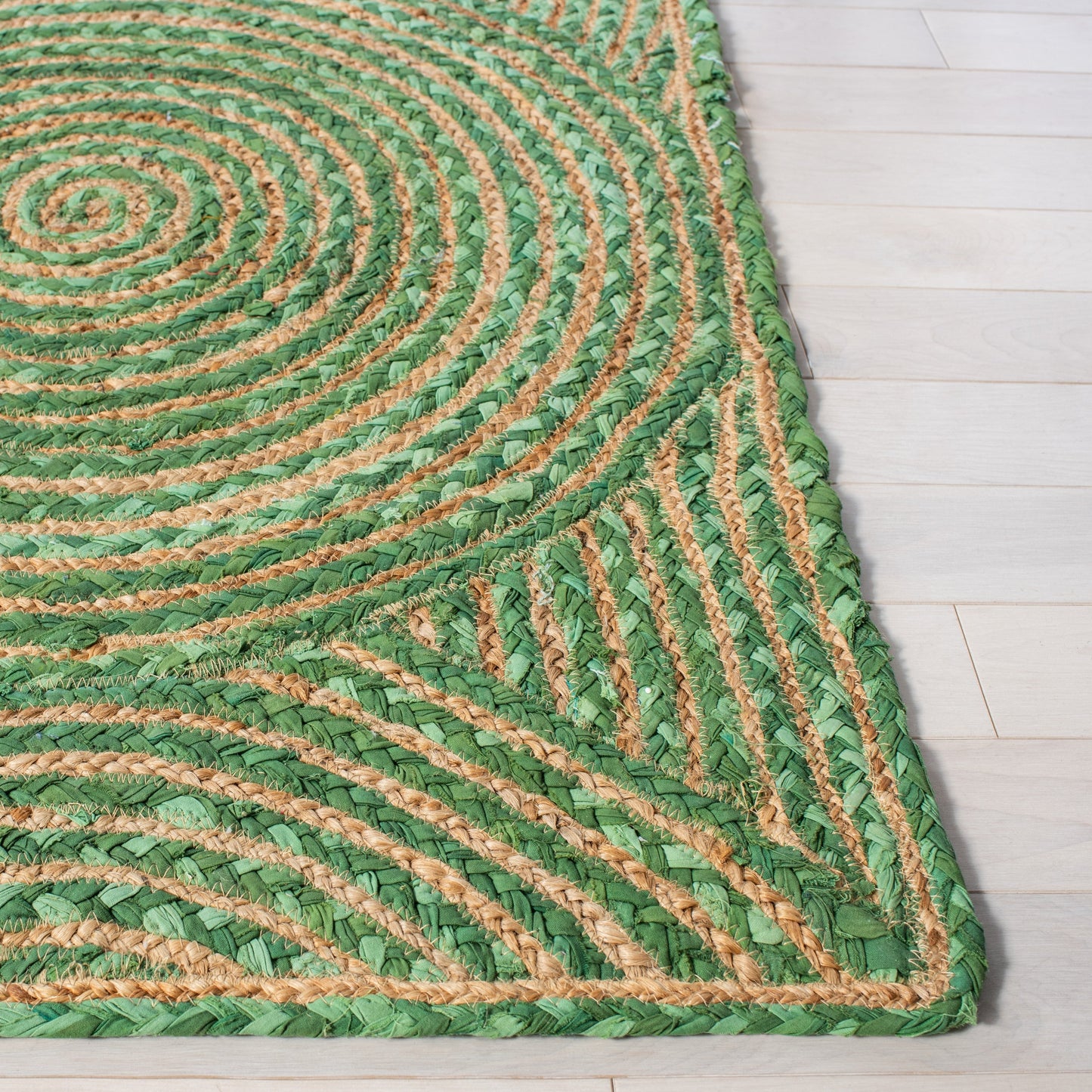 Tapis en jute côtier Eulogia de Cape Cod, fait main par SAFAVIEH