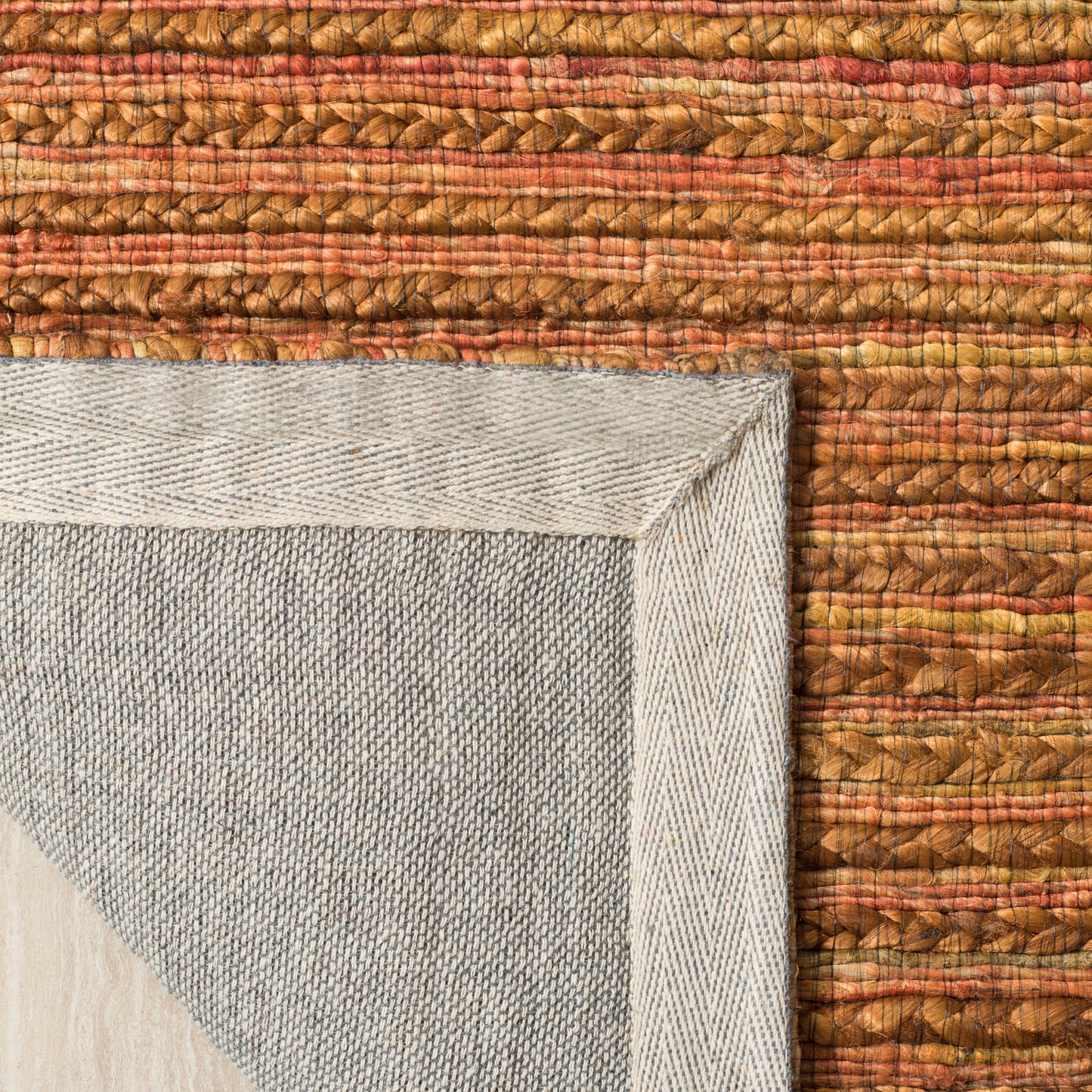 Tapis de mer Snezanka en jute, fait main, style Cape Cod, par SAFAVIEH