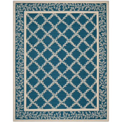 Tapis en laine SAFAVIEH Chelsea Sunstripe Trellis fait main, style campagne française