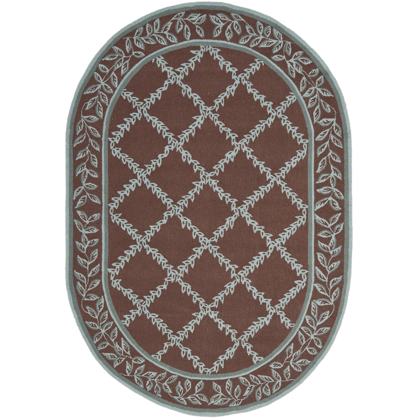 Tapis en laine SAFAVIEH Chelsea Sunstripe Trellis fait main, style campagne française