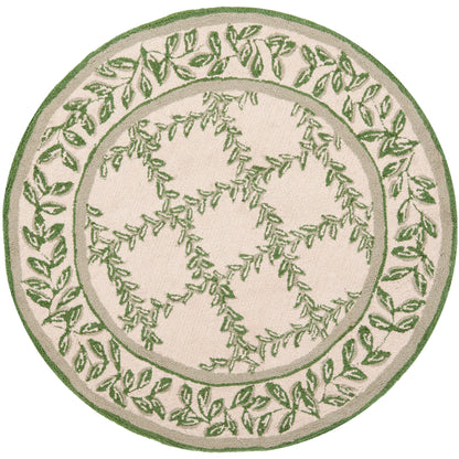 Tapis en laine SAFAVIEH Chelsea Sunstripe Trellis fait main, style campagne française