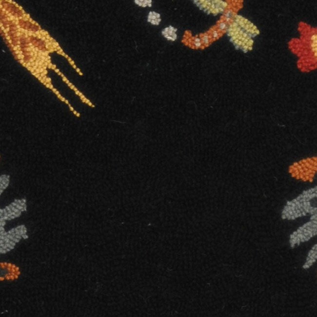 Tapis en laine SAFAVIEH fait main Chelsea Yauheniya motif coq de campagne française